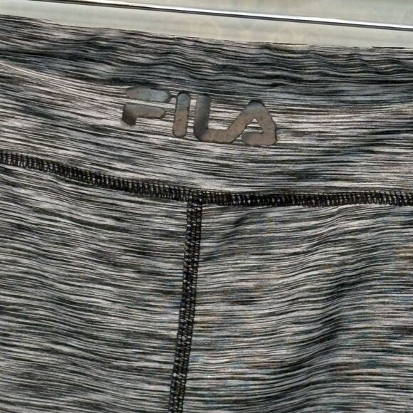 Girl’s Reversible Fila Athletic Leggings Size Large Black - Picture 4 of 6